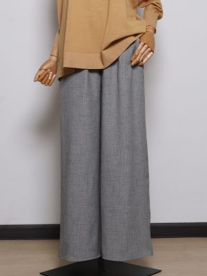 Ironless Cotton Linen Palazzo  in Light Blue (2pcs RM99)